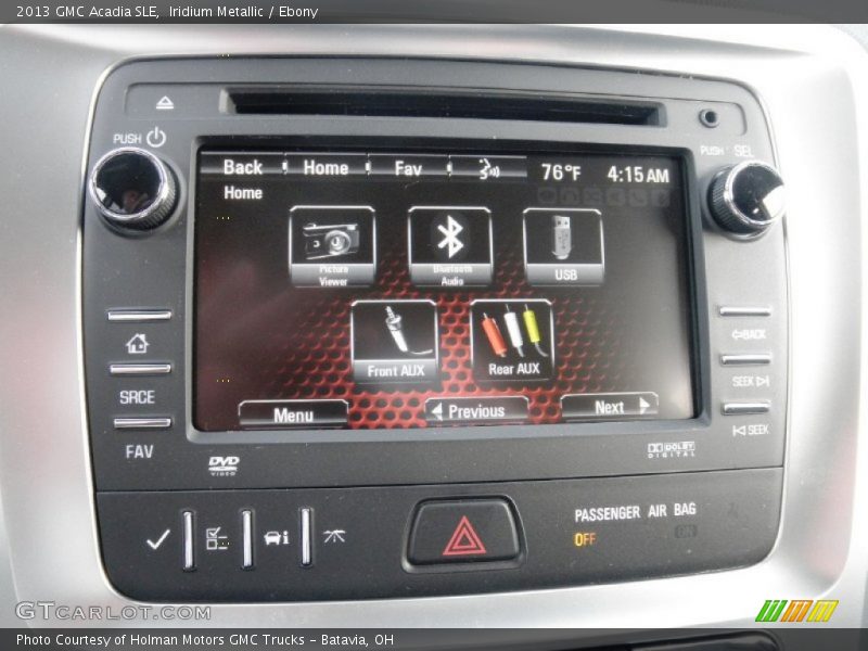 Iridium Metallic / Ebony 2013 GMC Acadia SLE