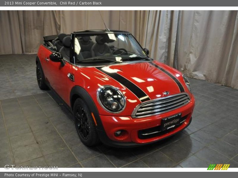 Chili Red / Carbon Black 2013 Mini Cooper Convertible