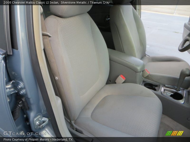 Silverstone Metallic / Titanium Gray 2008 Chevrolet Malibu Classic LS Sedan