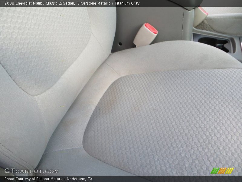 Silverstone Metallic / Titanium Gray 2008 Chevrolet Malibu Classic LS Sedan