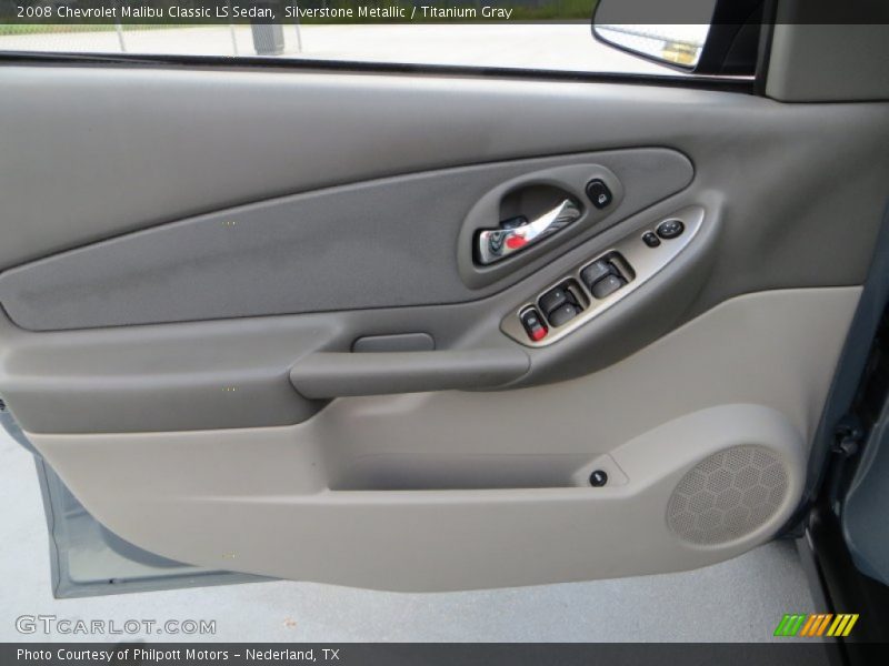 Silverstone Metallic / Titanium Gray 2008 Chevrolet Malibu Classic LS Sedan
