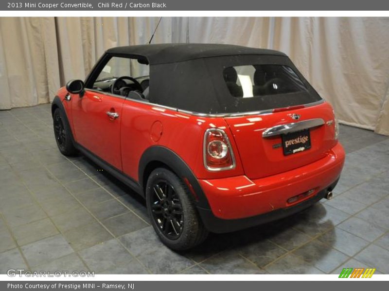 Chili Red / Carbon Black 2013 Mini Cooper Convertible