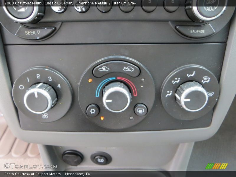 Silverstone Metallic / Titanium Gray 2008 Chevrolet Malibu Classic LS Sedan