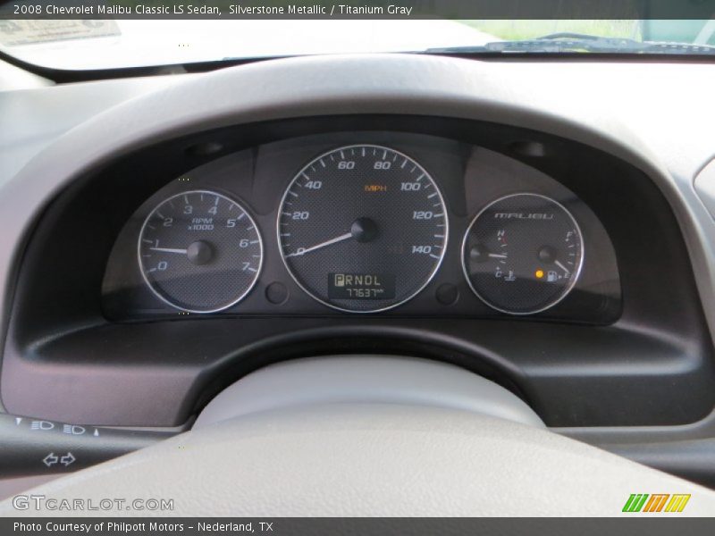 Silverstone Metallic / Titanium Gray 2008 Chevrolet Malibu Classic LS Sedan