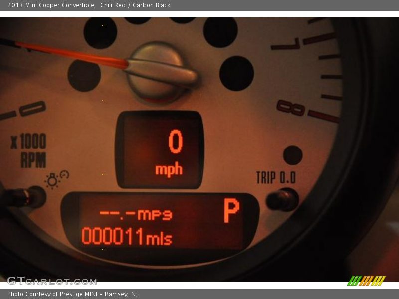 Chili Red / Carbon Black 2013 Mini Cooper Convertible