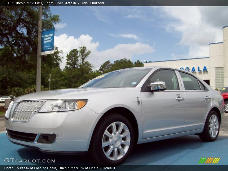 Ingot Silver Metallic / Dark Charcoal 2012 Lincoln MKZ FWD