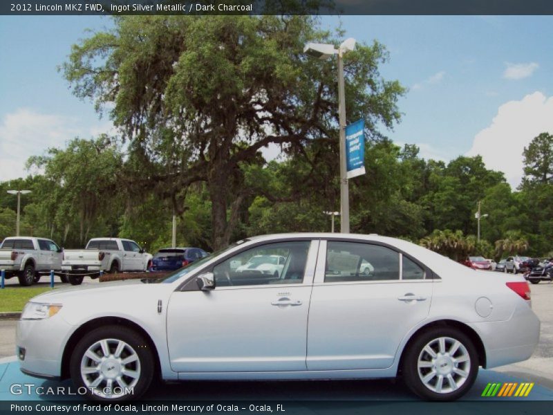 Ingot Silver Metallic / Dark Charcoal 2012 Lincoln MKZ FWD
