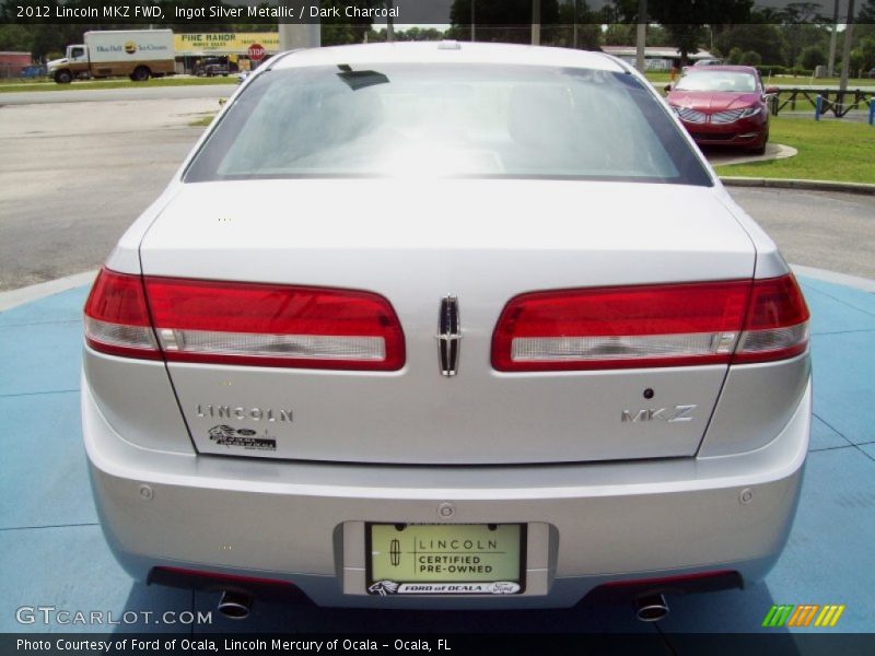 Ingot Silver Metallic / Dark Charcoal 2012 Lincoln MKZ FWD