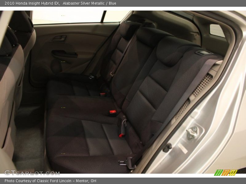 Alabaster Silver Metallic / Blue 2010 Honda Insight Hybrid EX