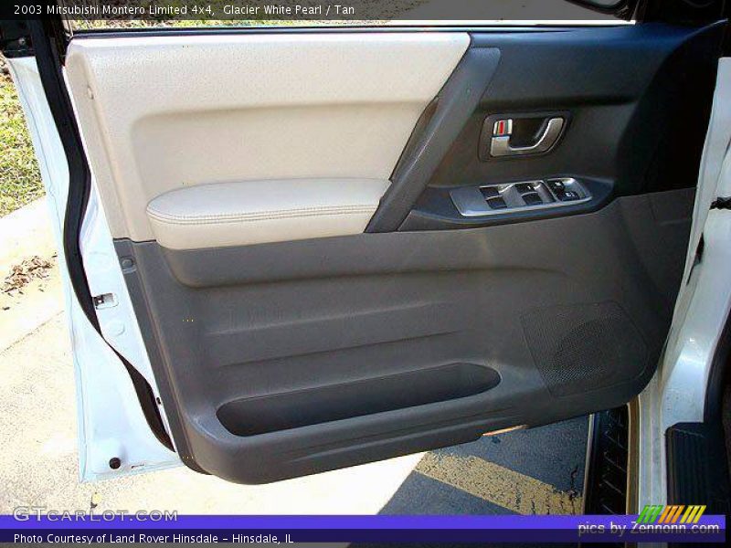 Glacier White Pearl / Tan 2003 Mitsubishi Montero Limited 4x4