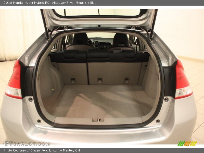 Alabaster Silver Metallic / Blue 2010 Honda Insight Hybrid EX