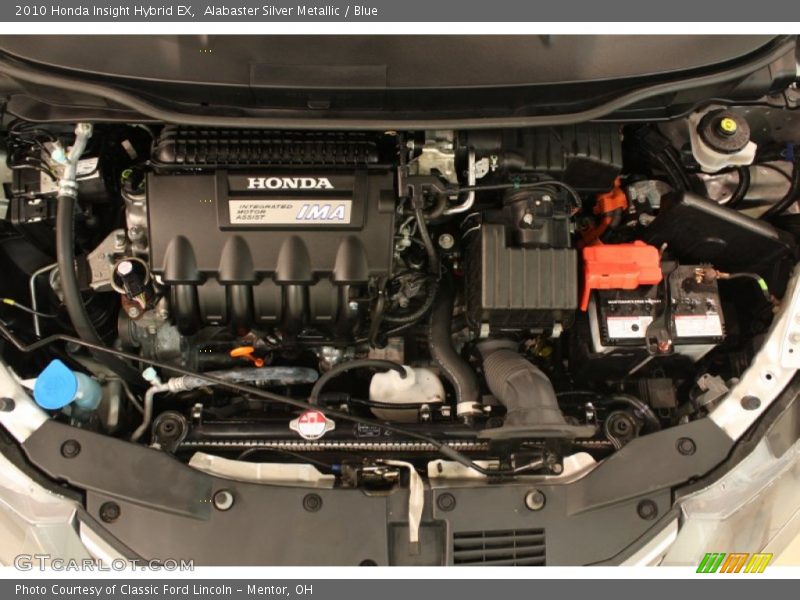 Alabaster Silver Metallic / Blue 2010 Honda Insight Hybrid EX