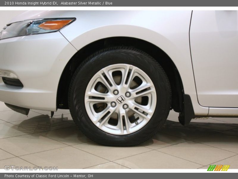 Alabaster Silver Metallic / Blue 2010 Honda Insight Hybrid EX