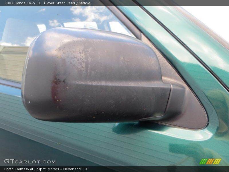 Clover Green Pearl / Saddle 2003 Honda CR-V LX