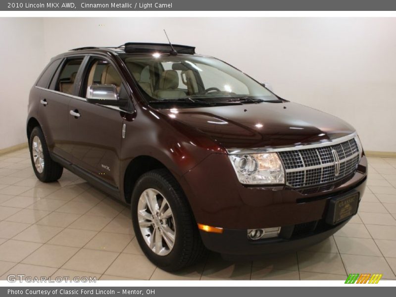 Cinnamon Metallic / Light Camel 2010 Lincoln MKX AWD