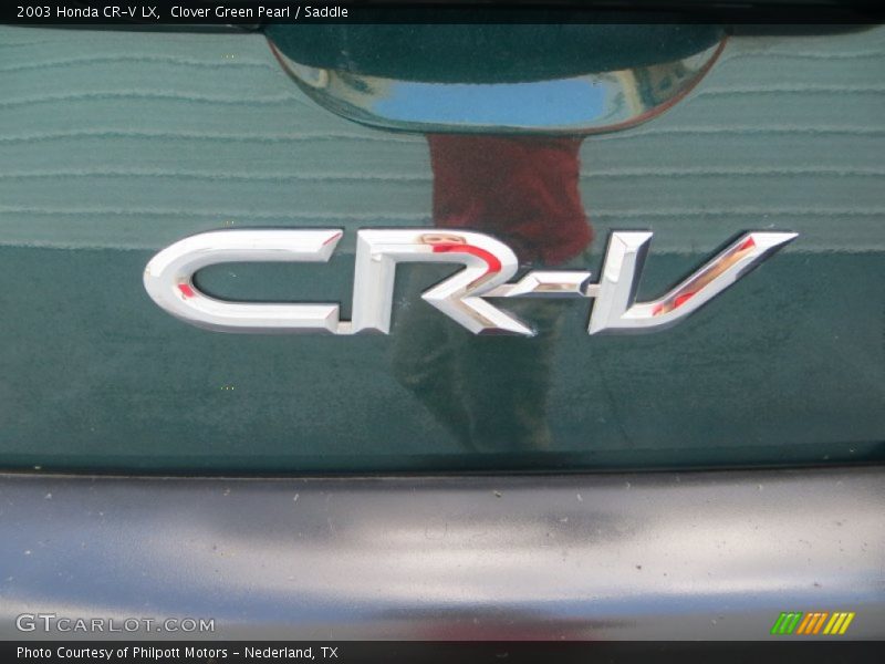 Clover Green Pearl / Saddle 2003 Honda CR-V LX