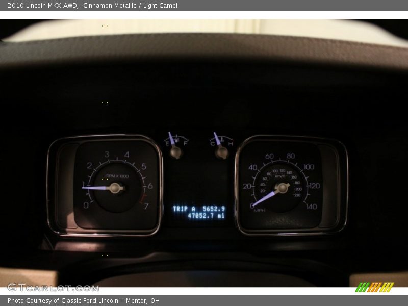 Cinnamon Metallic / Light Camel 2010 Lincoln MKX AWD