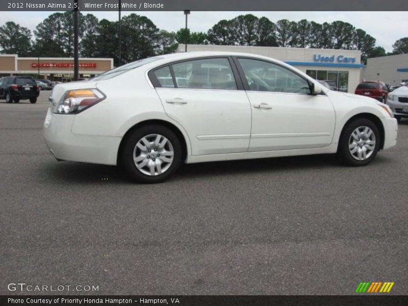 Winter Frost White / Blonde 2012 Nissan Altima 2.5
