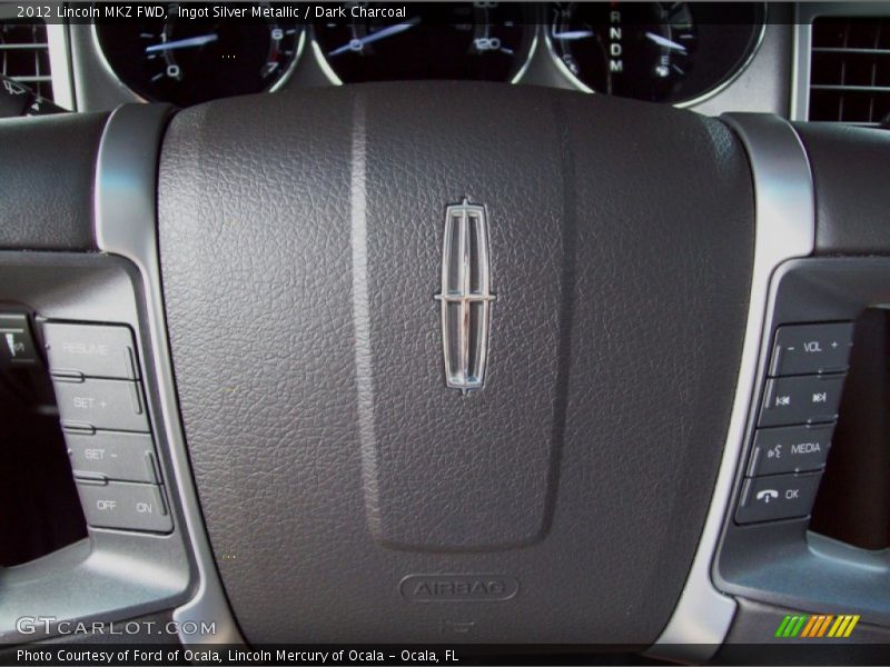 Ingot Silver Metallic / Dark Charcoal 2012 Lincoln MKZ FWD