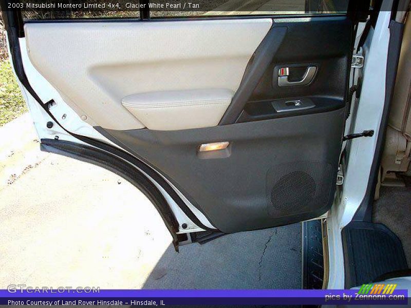 Glacier White Pearl / Tan 2003 Mitsubishi Montero Limited 4x4