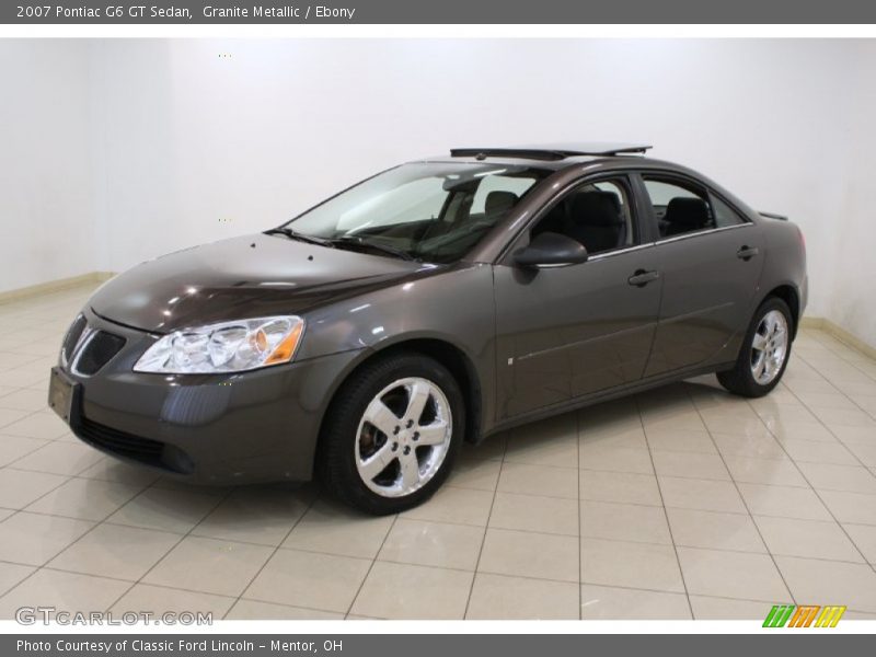 Granite Metallic / Ebony 2007 Pontiac G6 GT Sedan