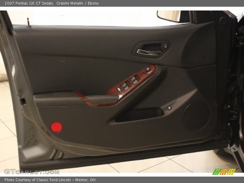 Granite Metallic / Ebony 2007 Pontiac G6 GT Sedan