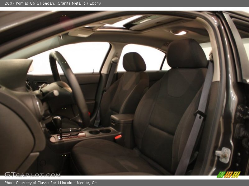 Granite Metallic / Ebony 2007 Pontiac G6 GT Sedan