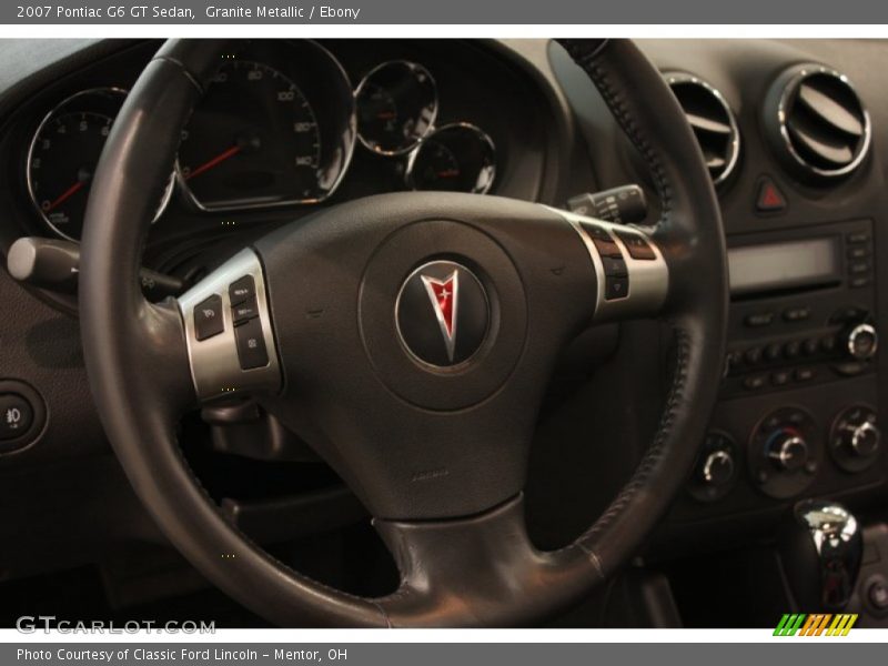 Granite Metallic / Ebony 2007 Pontiac G6 GT Sedan