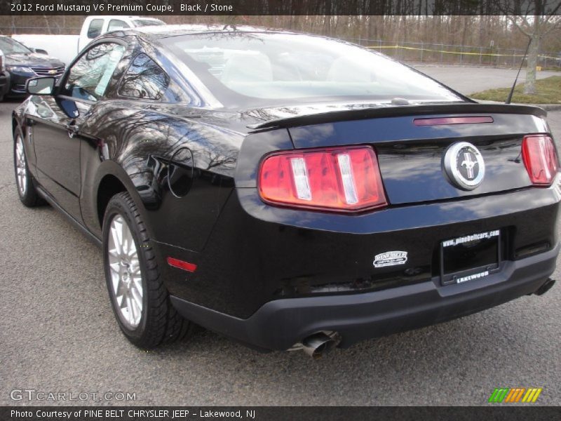 Black / Stone 2012 Ford Mustang V6 Premium Coupe