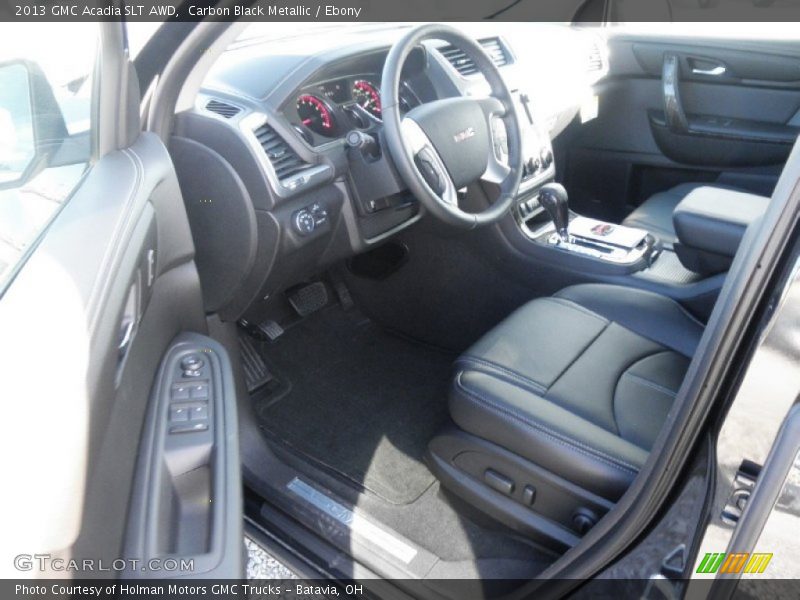 Carbon Black Metallic / Ebony 2013 GMC Acadia SLT AWD