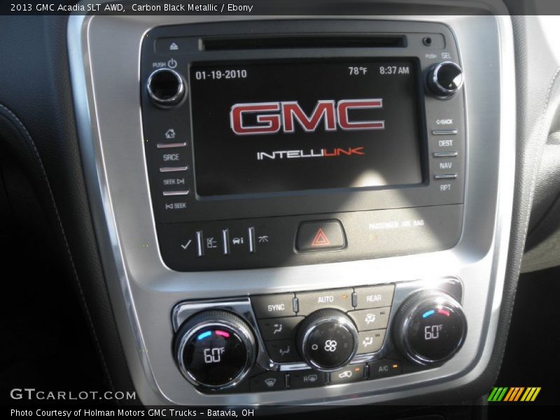 Carbon Black Metallic / Ebony 2013 GMC Acadia SLT AWD