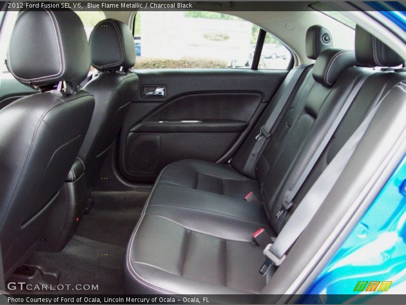 Blue Flame Metallic / Charcoal Black 2012 Ford Fusion SEL V6