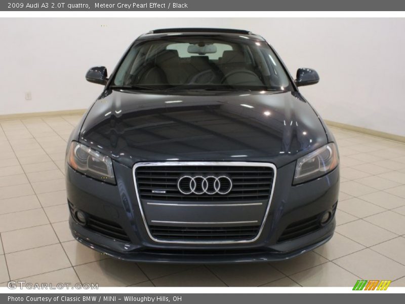 Meteor Grey Pearl Effect / Black 2009 Audi A3 2.0T quattro