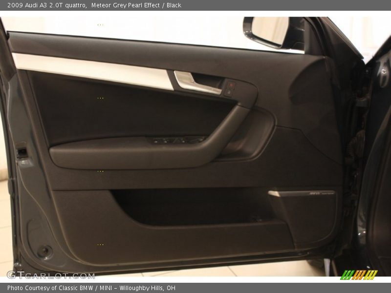 Meteor Grey Pearl Effect / Black 2009 Audi A3 2.0T quattro