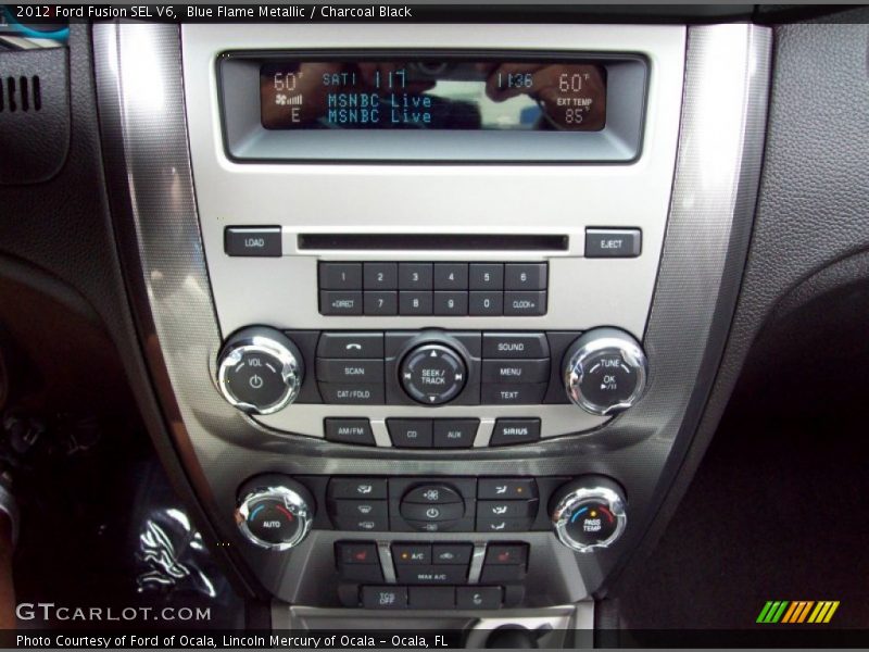 Blue Flame Metallic / Charcoal Black 2012 Ford Fusion SEL V6