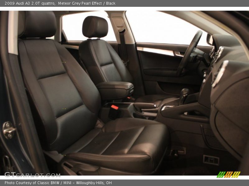 Meteor Grey Pearl Effect / Black 2009 Audi A3 2.0T quattro