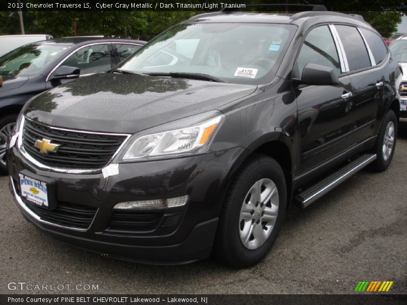 Cyber Gray Metallic / Dark Titanium/Light Titanium 2013 Chevrolet Traverse LS