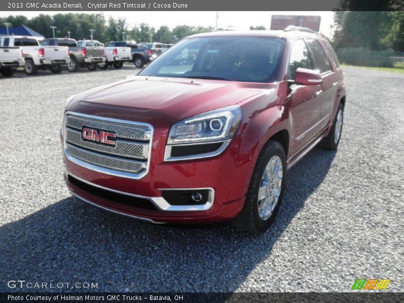Crystal Red Tintcoat / Cocoa Dune 2013 GMC Acadia Denali