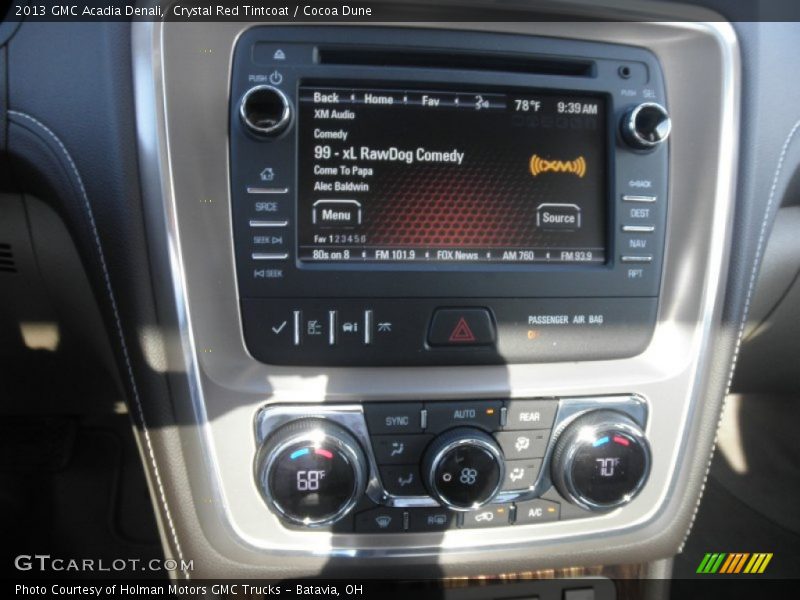 Crystal Red Tintcoat / Cocoa Dune 2013 GMC Acadia Denali