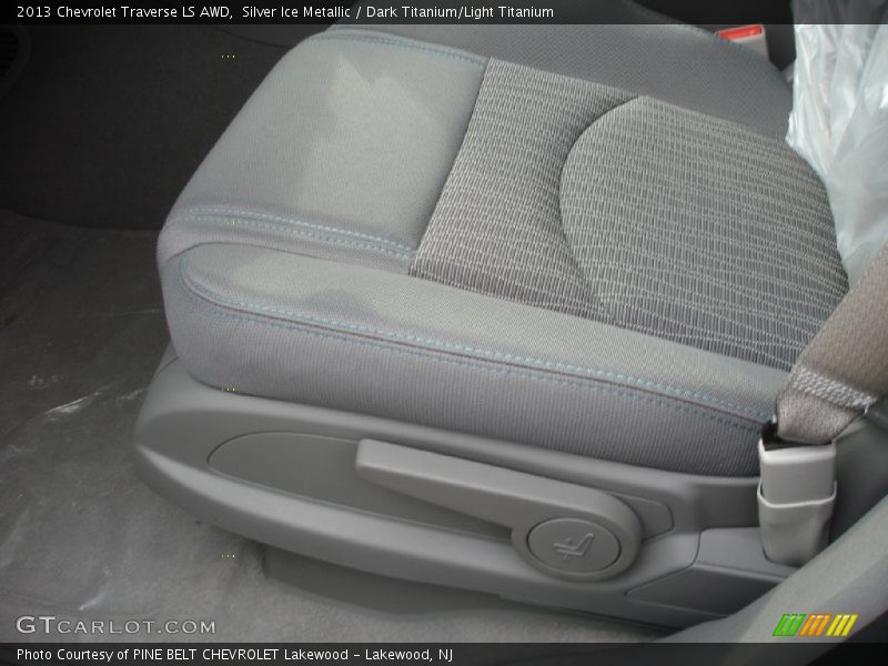 Silver Ice Metallic / Dark Titanium/Light Titanium 2013 Chevrolet Traverse LS AWD