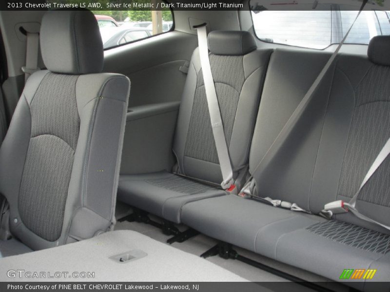 Silver Ice Metallic / Dark Titanium/Light Titanium 2013 Chevrolet Traverse LS AWD