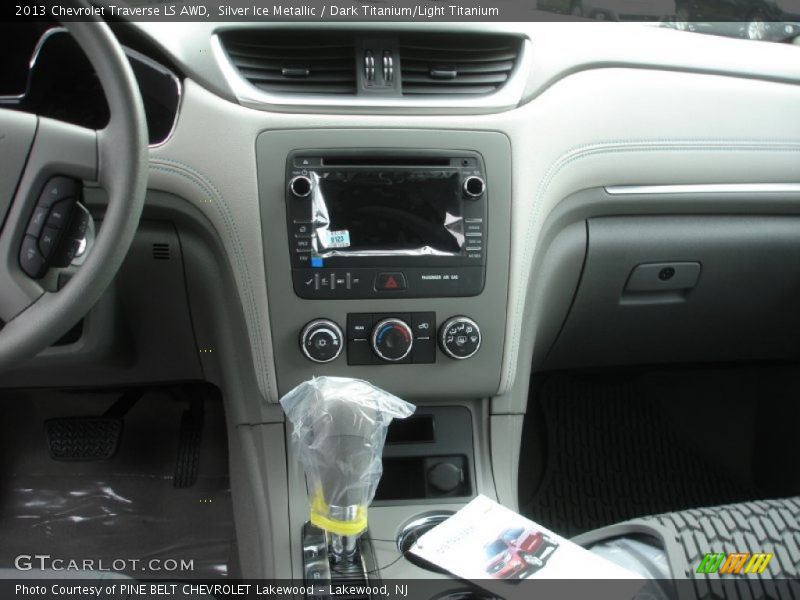 Silver Ice Metallic / Dark Titanium/Light Titanium 2013 Chevrolet Traverse LS AWD