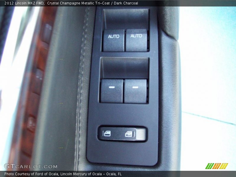 Crystal Champagne Metallic Tri-Coat / Dark Charcoal 2012 Lincoln MKZ FWD