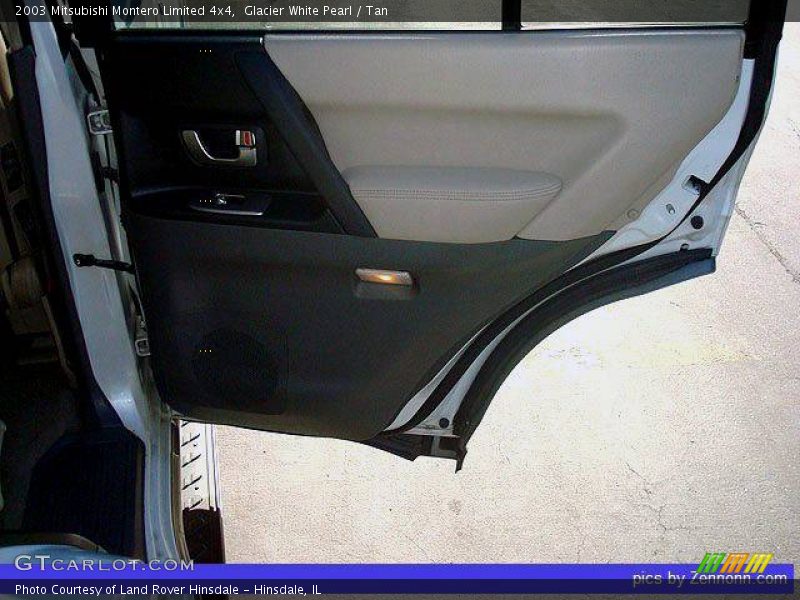 Glacier White Pearl / Tan 2003 Mitsubishi Montero Limited 4x4