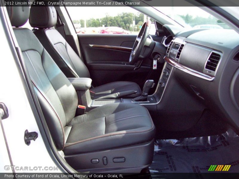 Crystal Champagne Metallic Tri-Coat / Dark Charcoal 2012 Lincoln MKZ FWD