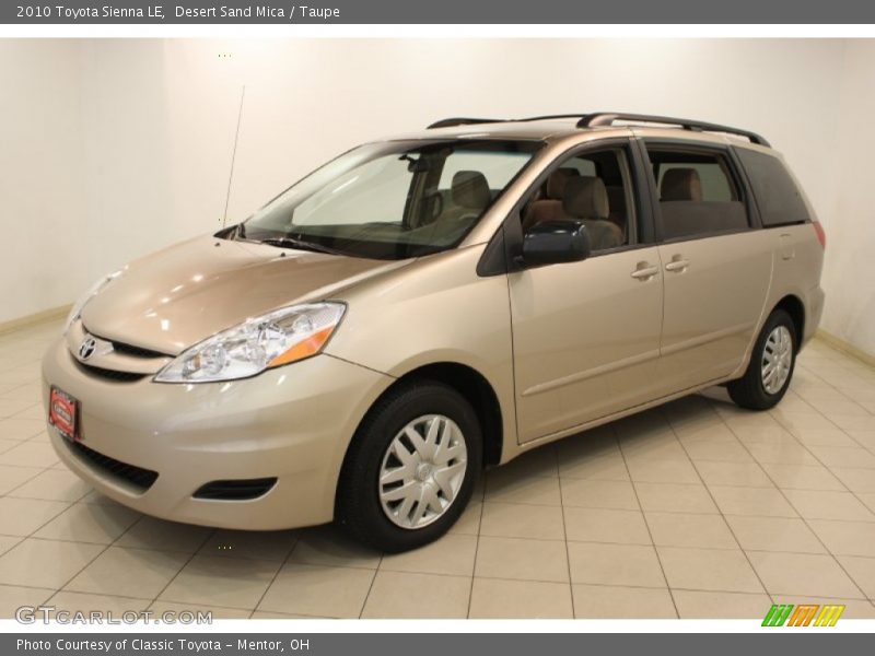 Desert Sand Mica / Taupe 2010 Toyota Sienna LE