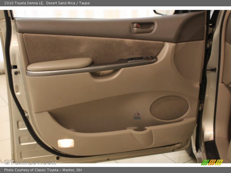 Desert Sand Mica / Taupe 2010 Toyota Sienna LE