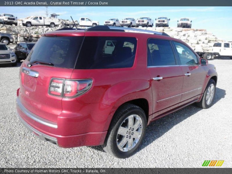 Crystal Red Tintcoat / Cocoa Dune 2013 GMC Acadia Denali