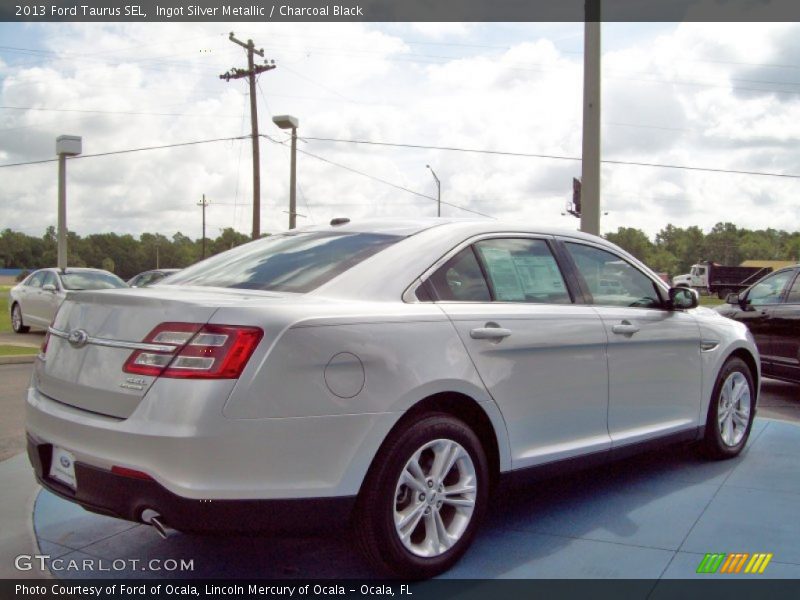 Ingot Silver Metallic / Charcoal Black 2013 Ford Taurus SEL