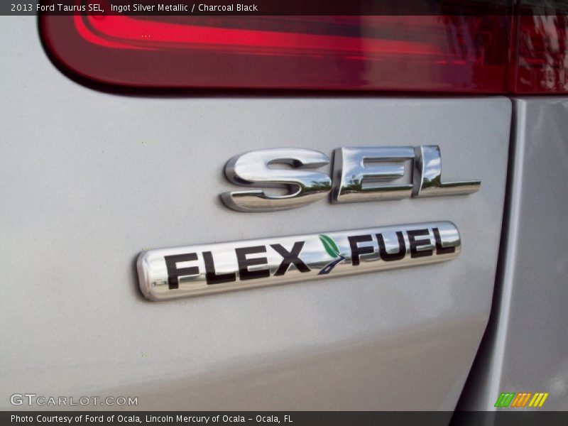 Ingot Silver Metallic / Charcoal Black 2013 Ford Taurus SEL